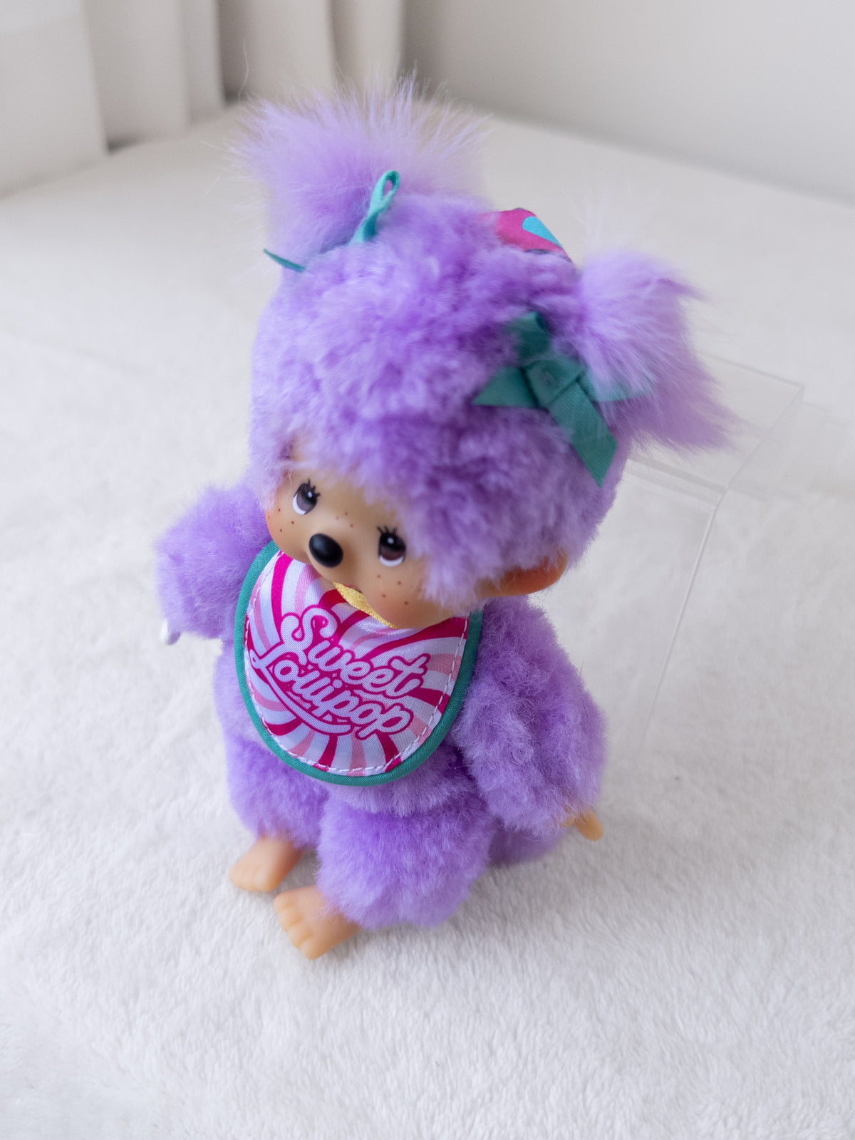 Monchhichi Sweet Lollipop Lila 💜 Peluche Llavero