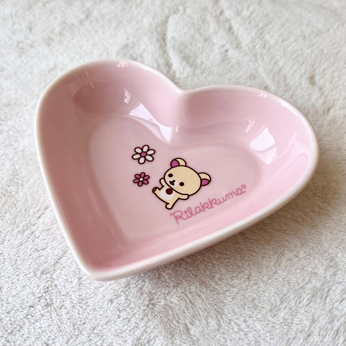 Rilakkuma Plato Corazón Pequeño