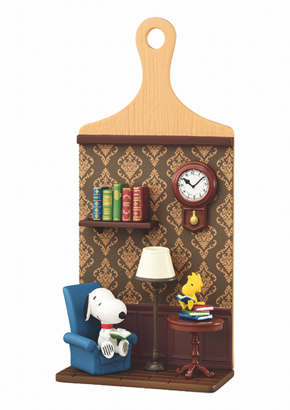 Snoopy Miniature Board Figura © RE-MENT