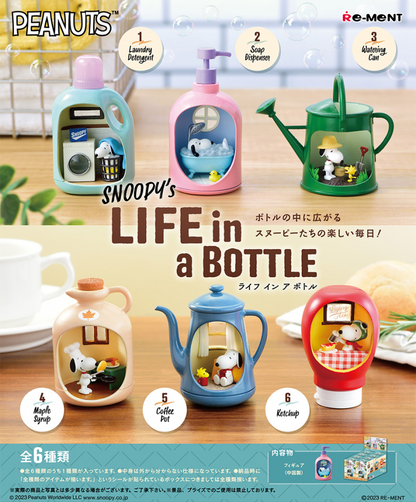 Snoopy Life in a Bottle © RE-MENT