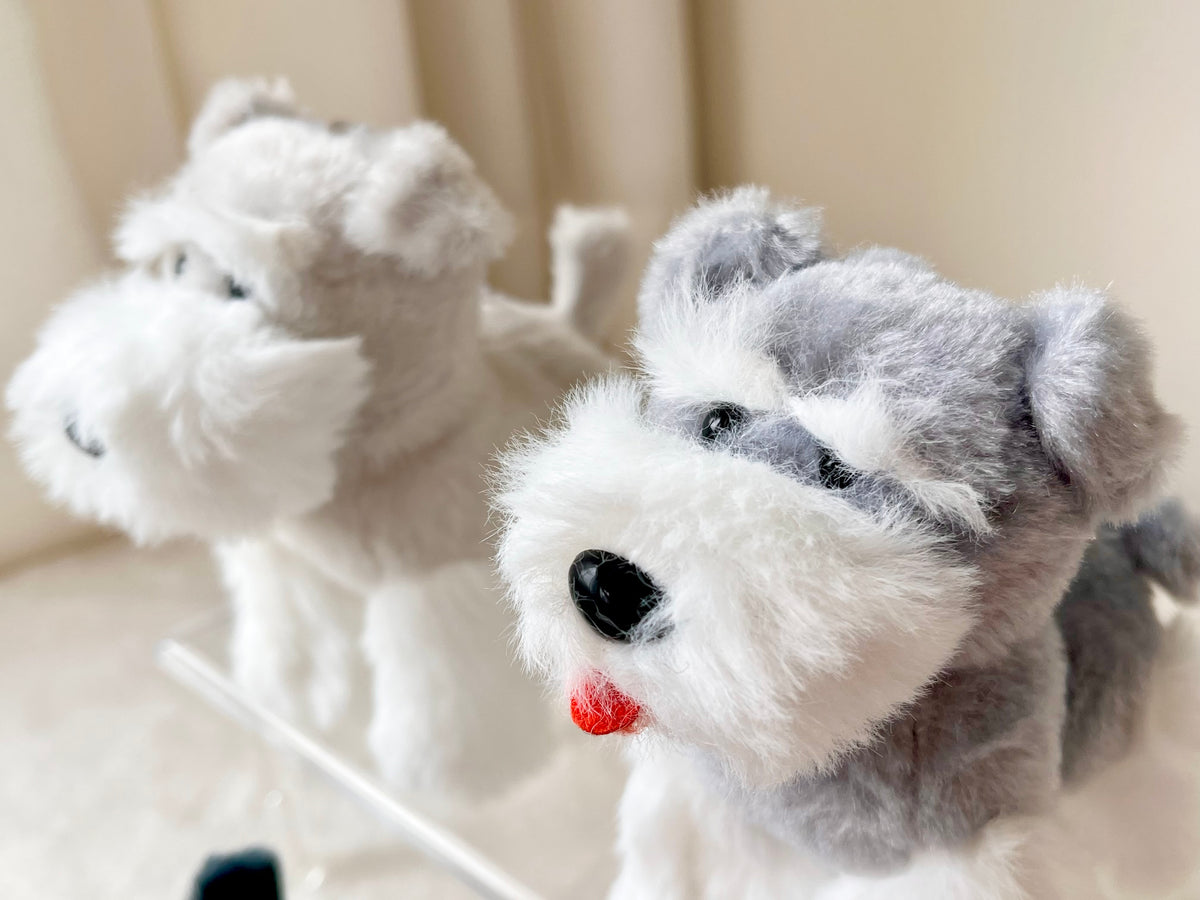Shuna y Bob Peluche Llavero | Schnauzer