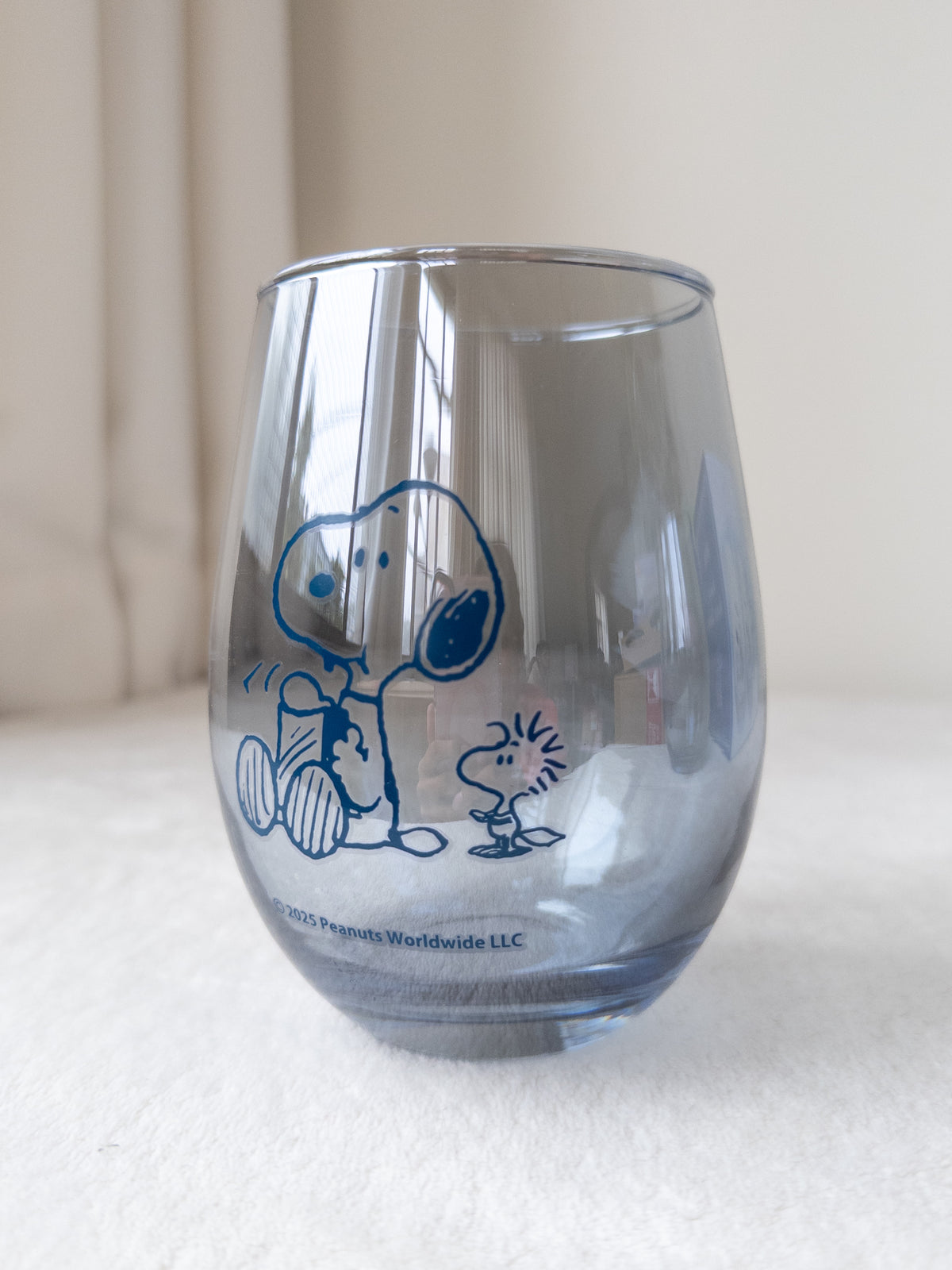 Snoopy Vaso de Vidrio