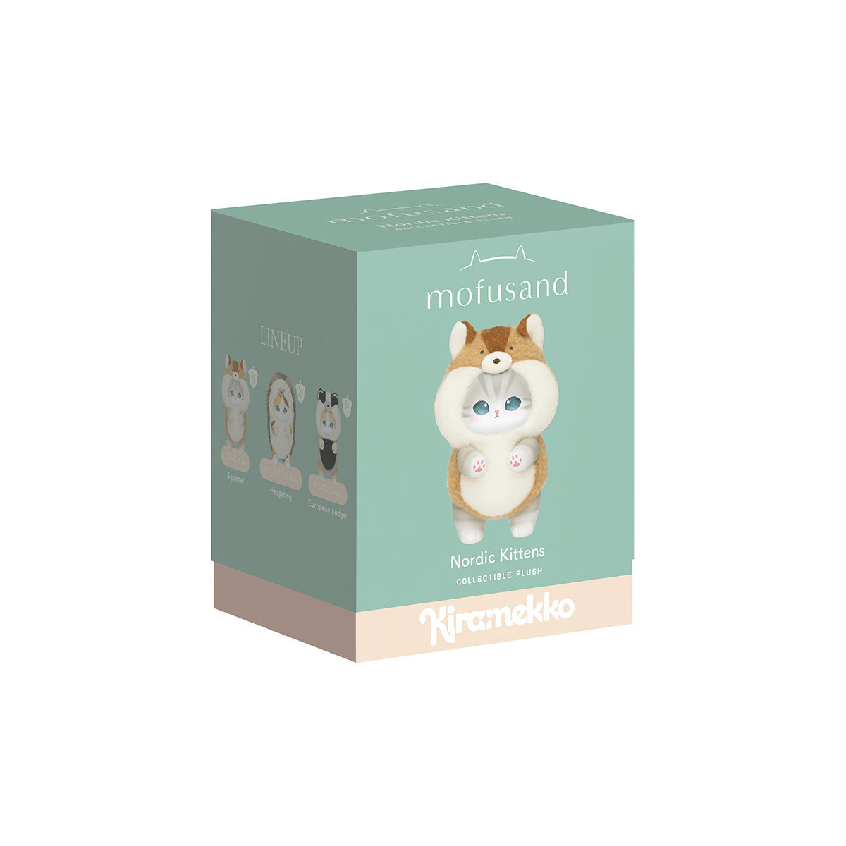 Mofusand Kiramekko Nordic Kittens Peluche Llavero