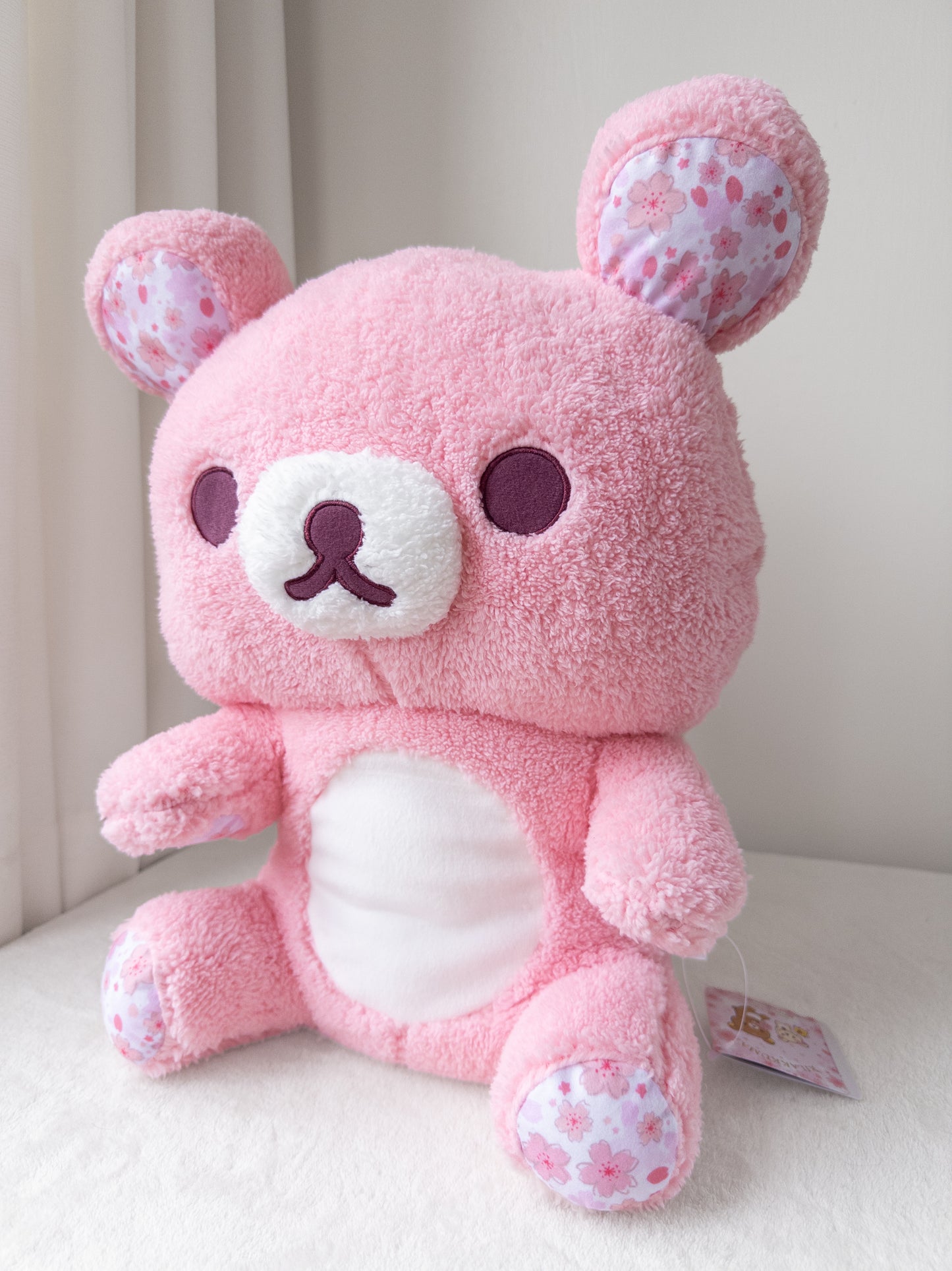 Rilakkuma Sakura Peluche Rosado Grande