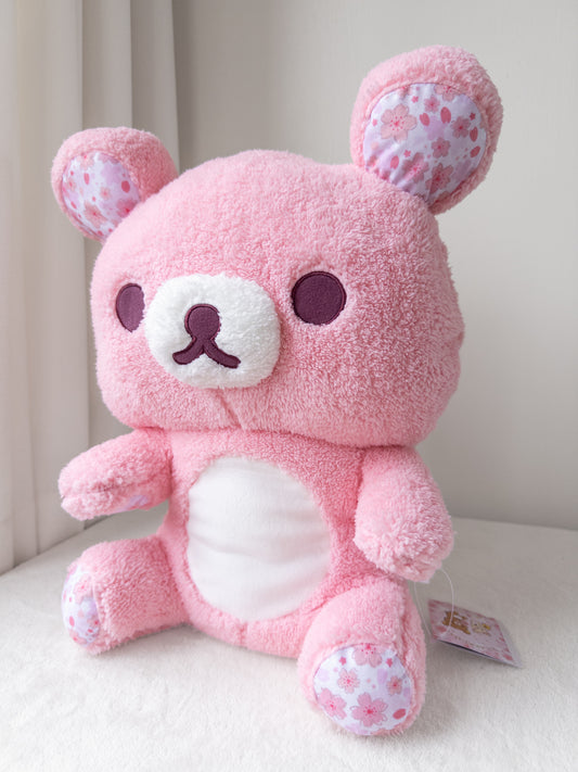 Rilakkuma Sakura Peluche Rosado Grande