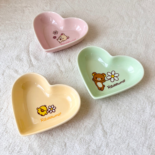 Rilakkuma Plato Corazón Pequeño