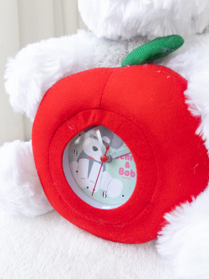 Schnauzer Peluche Reloj Grande