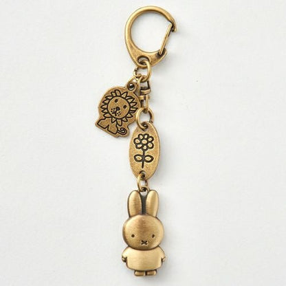 Miffy Llavero Metal Dorado