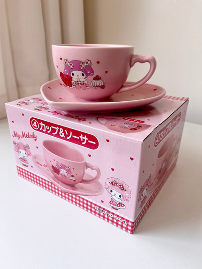 My Melody x My Sweet Piano Taza con Plato 💕 © SANRIO CO., LTD