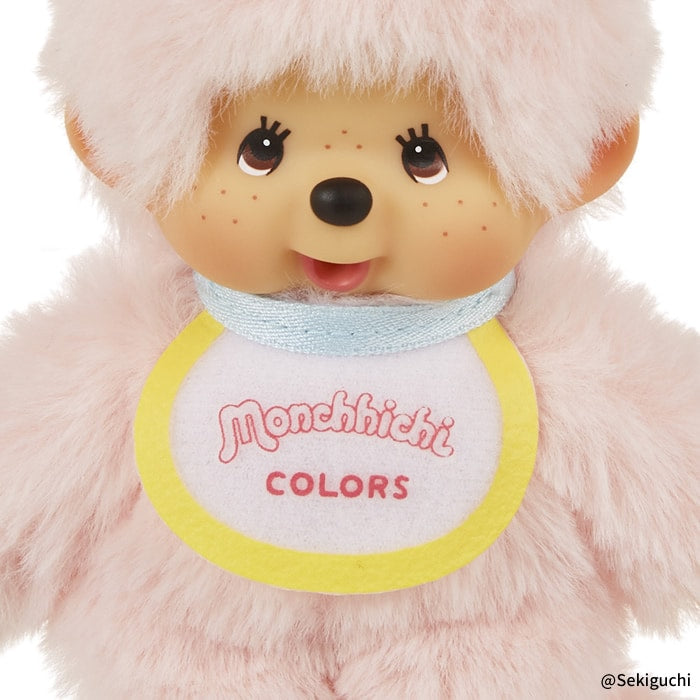 Monchhichi Colors Rosa Claro 🌸 Peluche Llavero