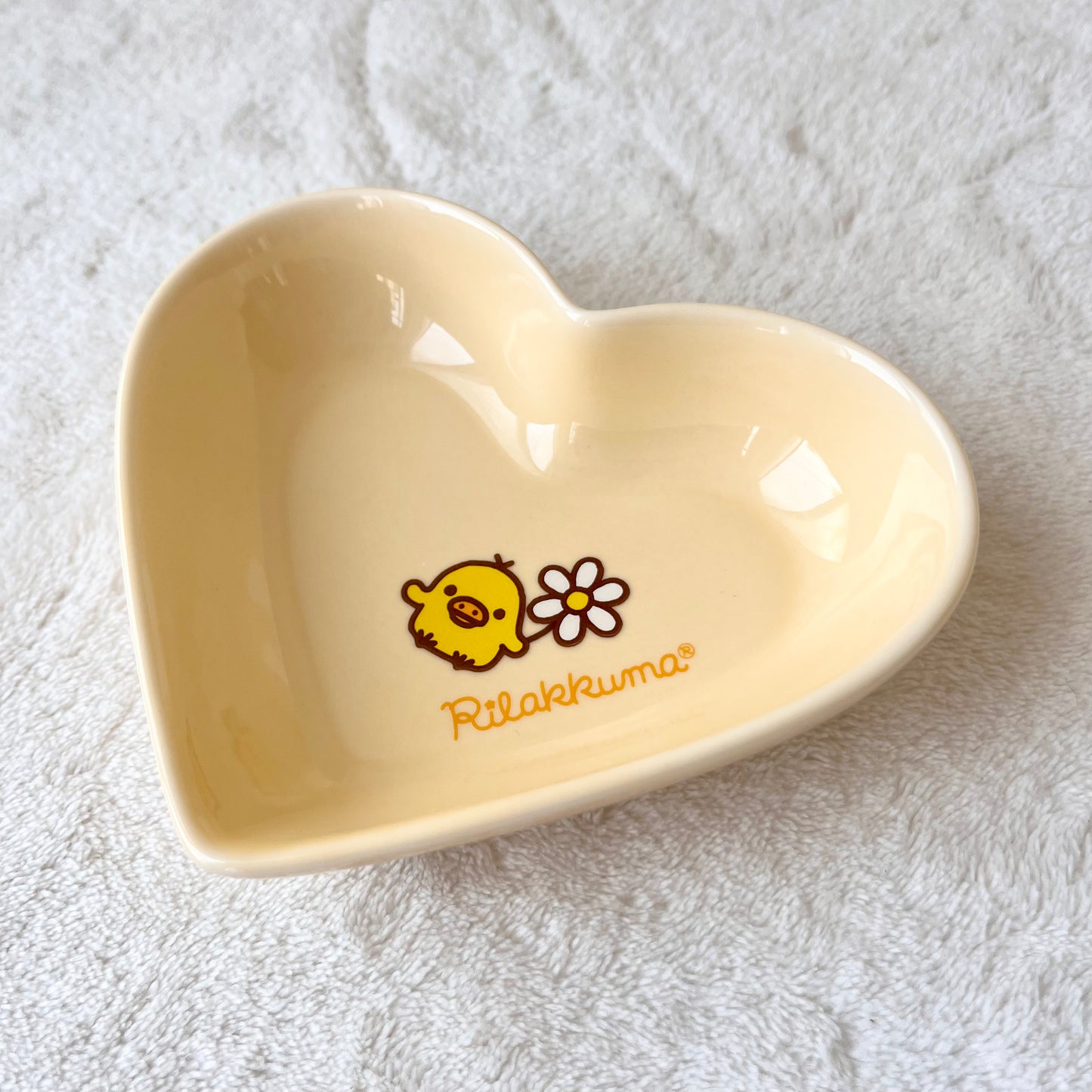 Rilakkuma Plato Corazón Pequeño