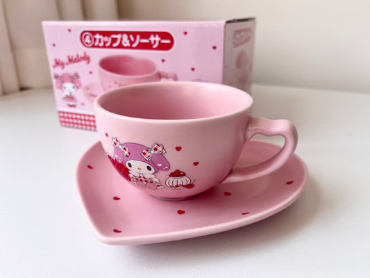 My Melody x My Sweet Piano Taza con Plato 💕 © SANRIO CO., LTD