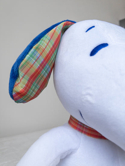 Snoopy Azul Cuadros Peluche