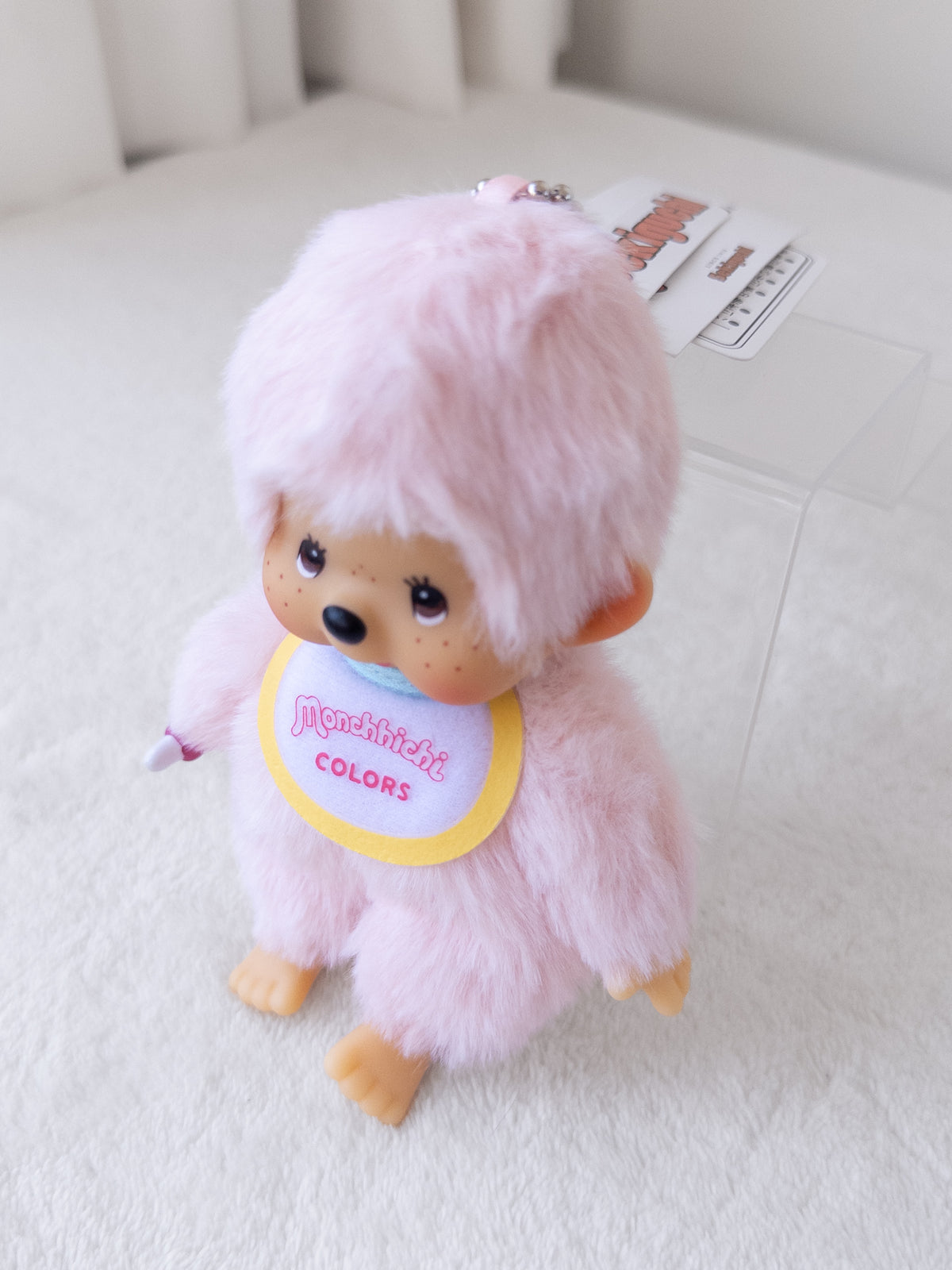 Monchhichi Colors Rosa Claro 🌸 Peluche Llavero