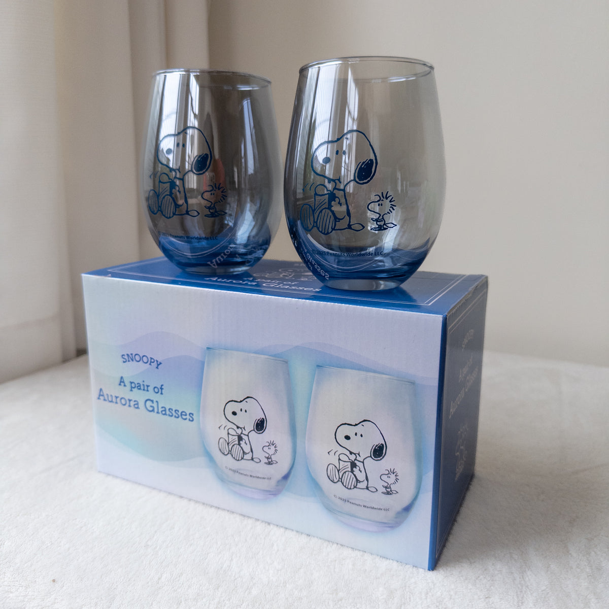 Snoopy Vaso de Vidrio