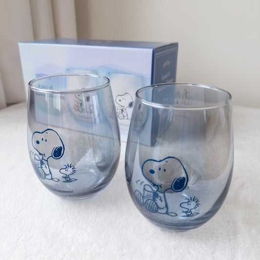 Snoopy Vaso de Vidrio
