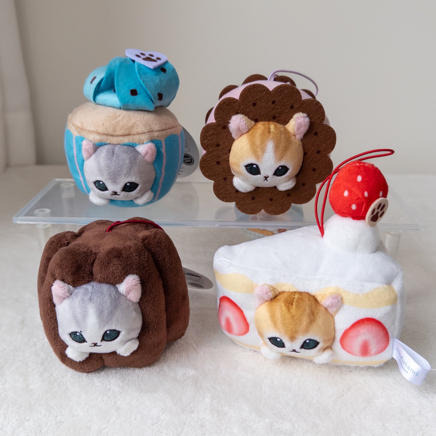 Mofusand Postre Peluche Llavero