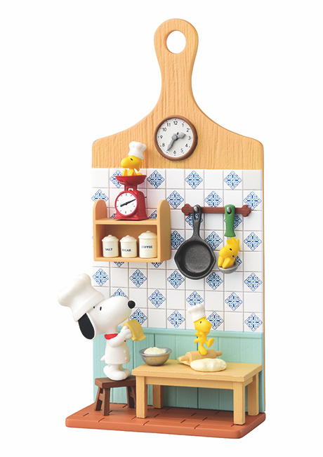 Snoopy Miniature Board Figura © RE-MENT