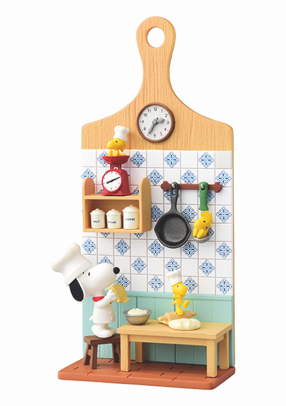 Snoopy Miniature Board Figura © RE-MENT
