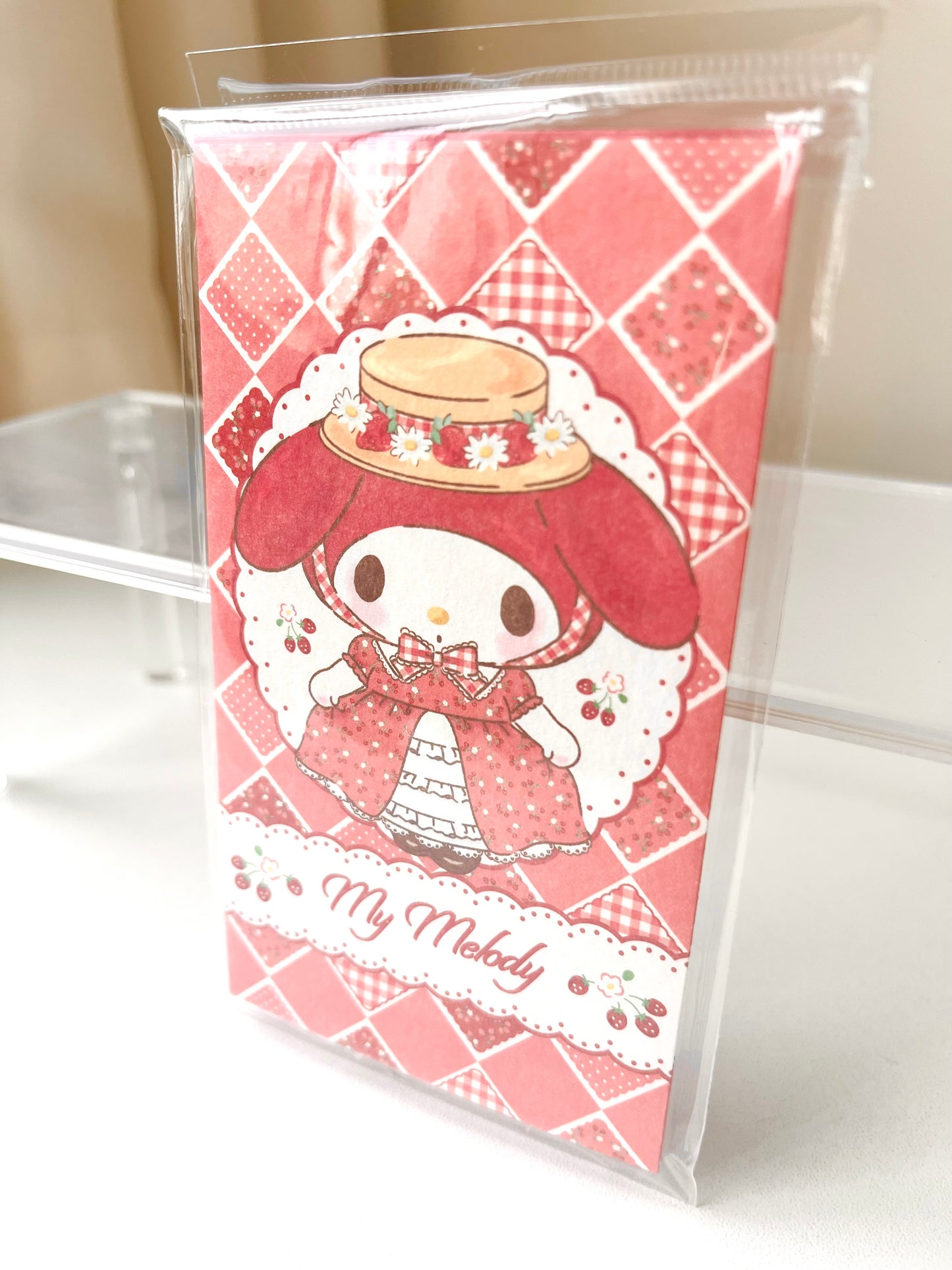 My Melody Set de 7 Sobres y 8 Planchas de Stickers