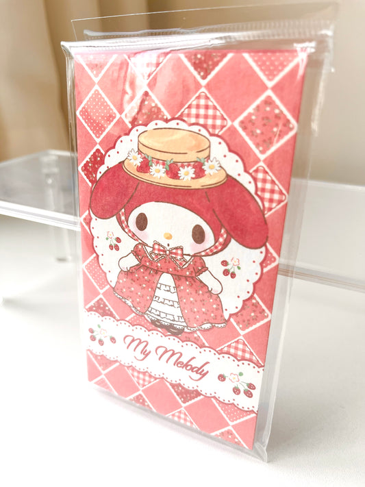 My Melody Set de 7 Sobres y 8 Planchas de Stickers