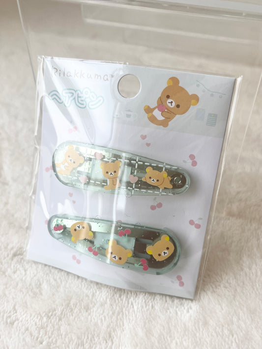 Rilakkuma Ganchos para el Cabello