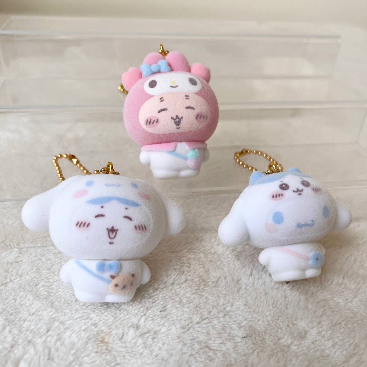 Chiikawa x Sanrio Llavero