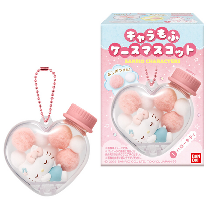 Sanrio Botellita Corazón Llavero | Character Mofu Case Mascot