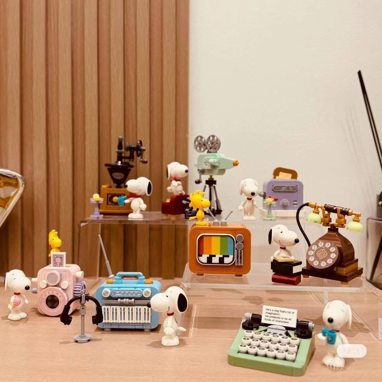 Snoopy Figura Armable Retro Appliances 🐾 © Peanuts