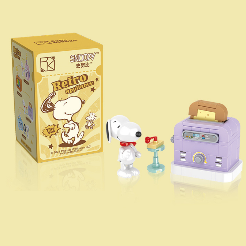 Snoopy Figura Armable Retro Appliances 🐾 © Peanuts