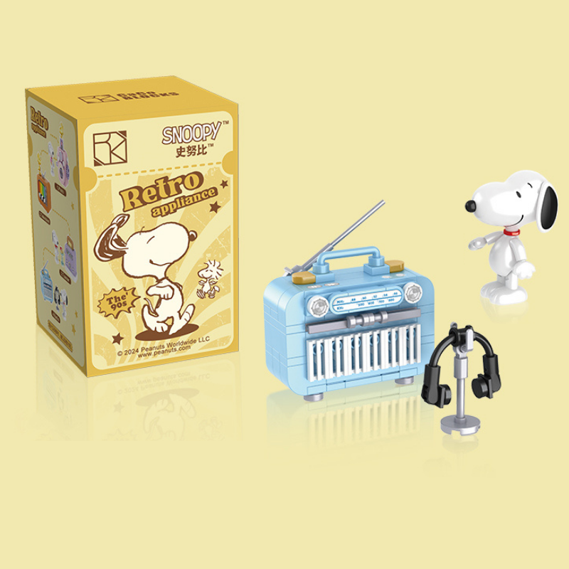 Snoopy Figura Armable Retro Appliances 🐾 © Peanuts