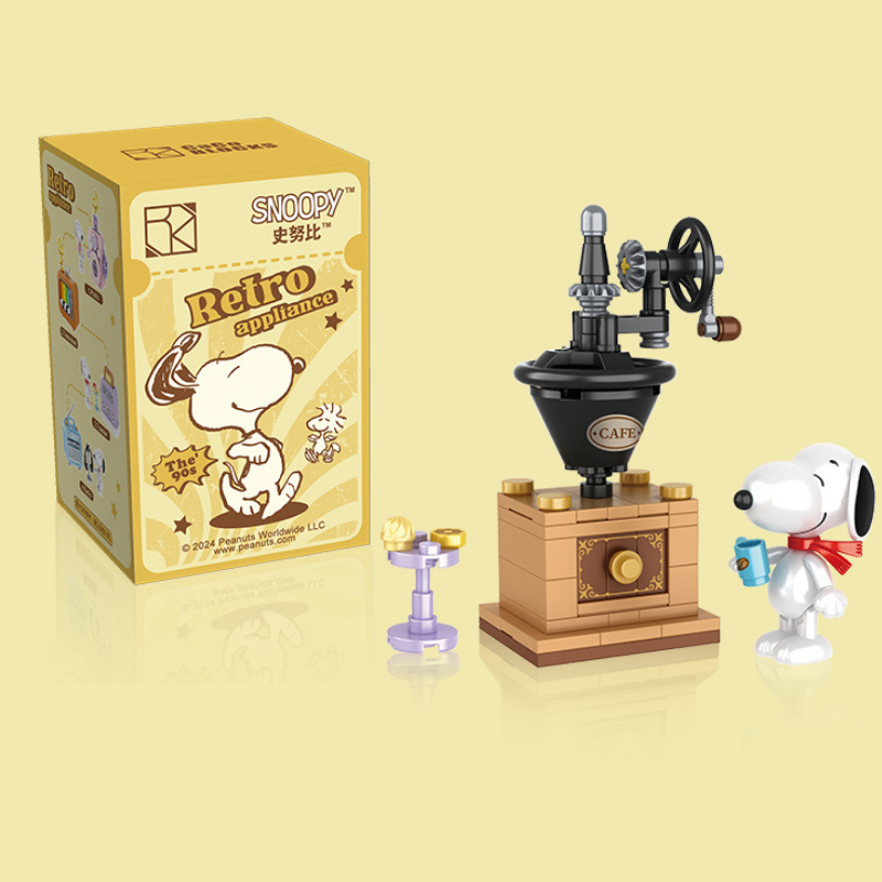Snoopy Figura Armable Retro Appliances 🐾 © Peanuts