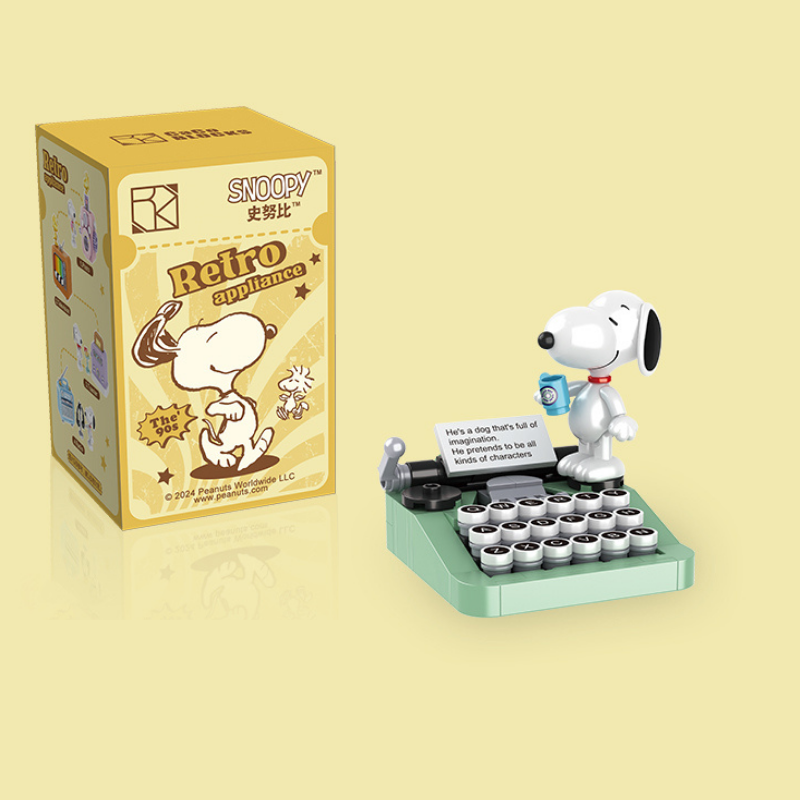 Snoopy Figura Armable Retro Appliances 🐾 © Peanuts