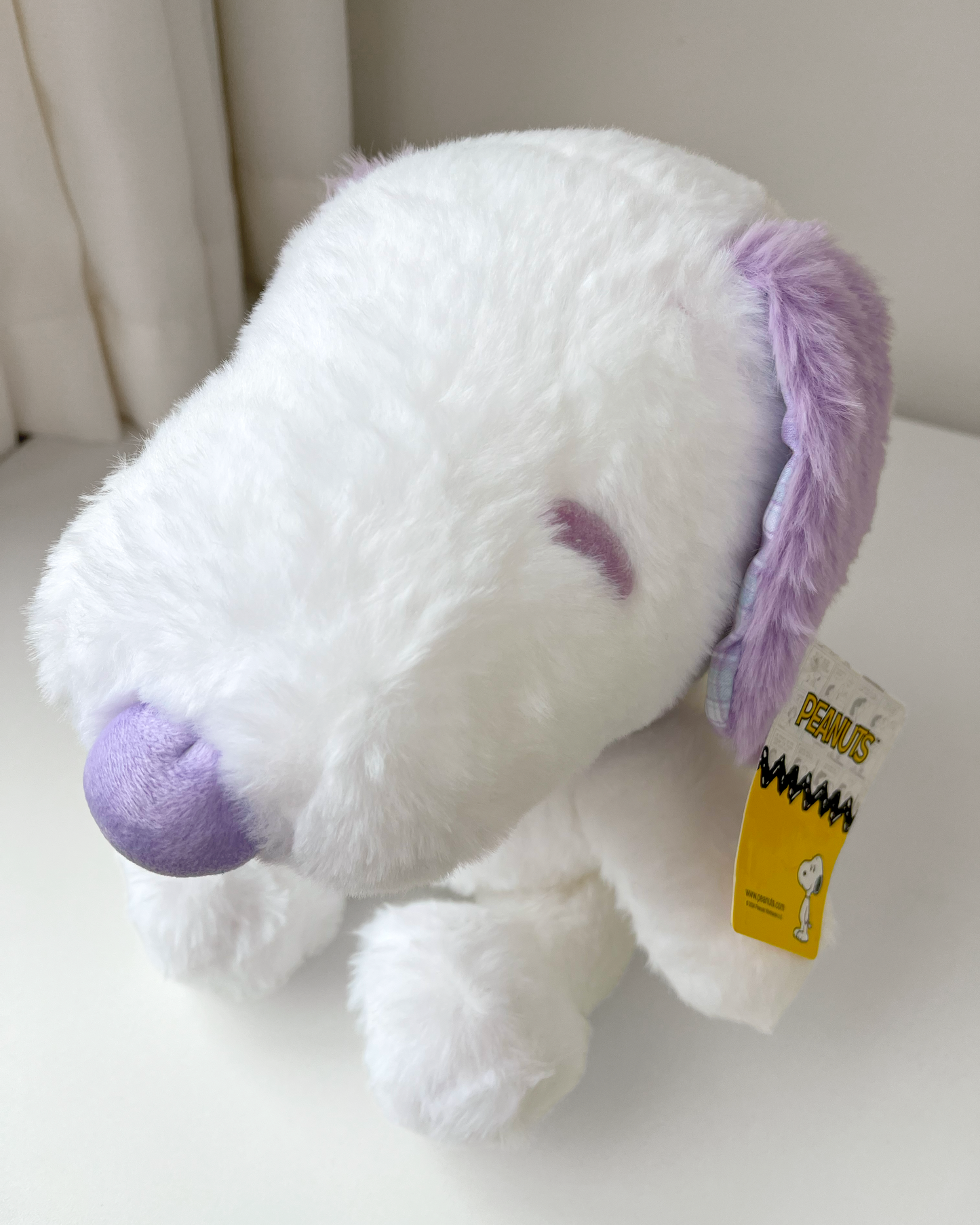 Snoopy Lila Peluche 🐾 © Peanuts