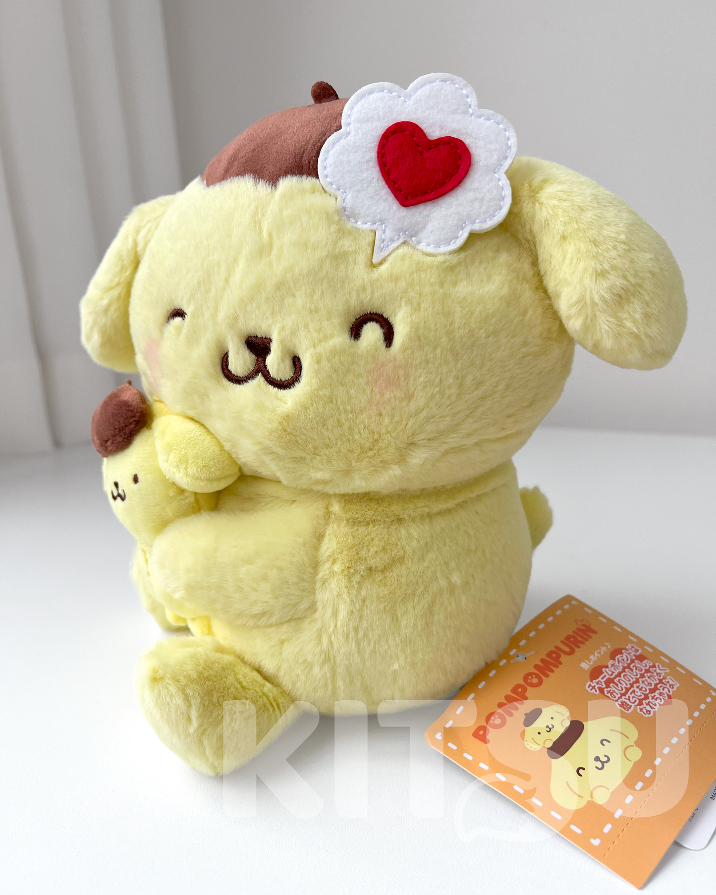 Pompompurin con MiniPom (Colección 2025) Peluche © SANRIO