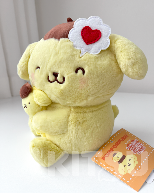 Pompompurin con MiniPom (Colección 2025) Peluche © SANRIO