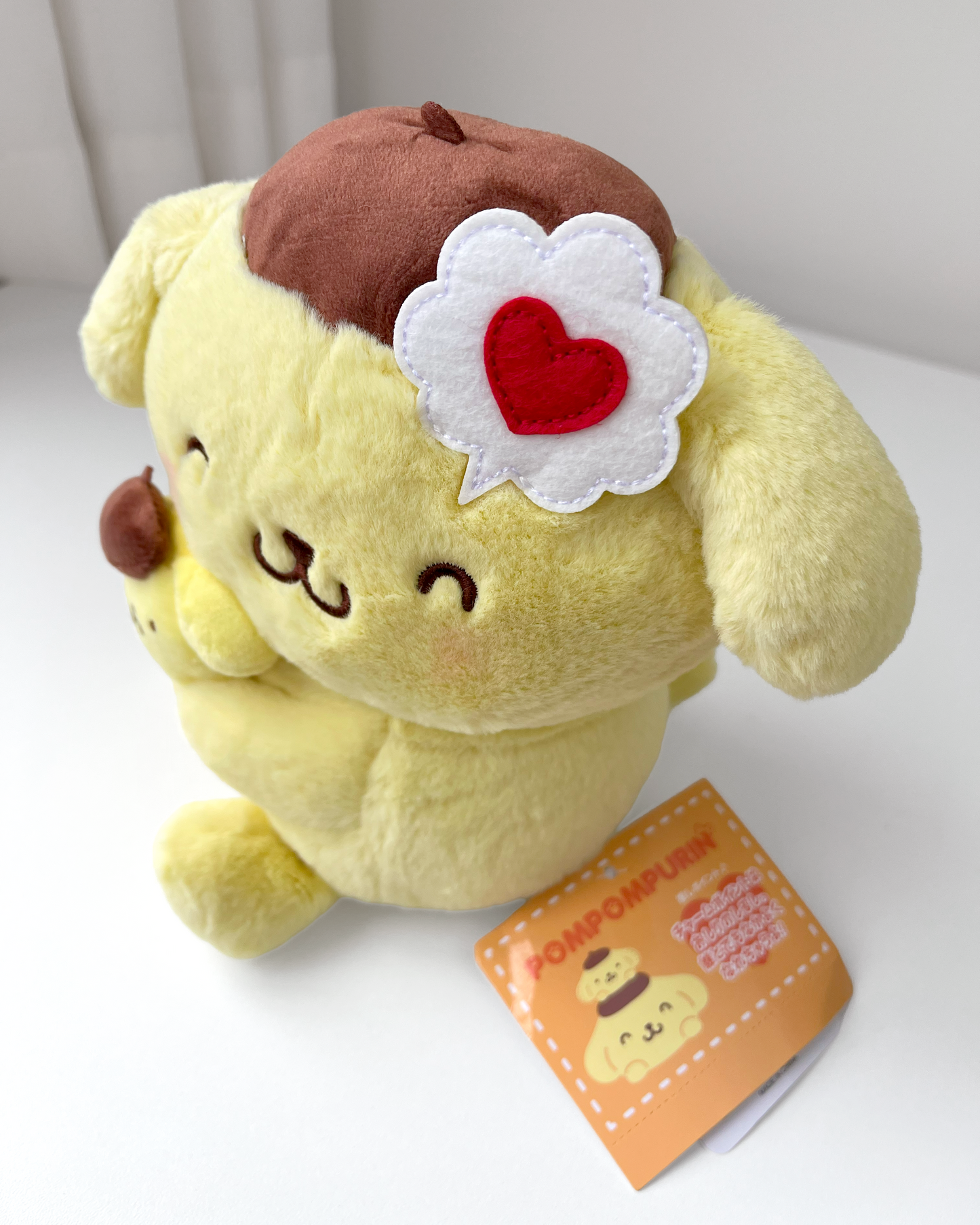 Pompompurin con MiniPom (Colección 2025) Peluche © SANRIO