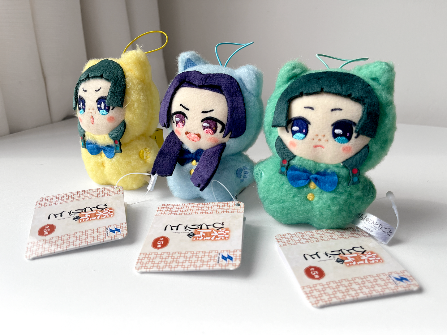 Mao Mao & Jinshi Gatitos Peluche Llavero (Pareja) 🐱 Diarios de la Boticaria