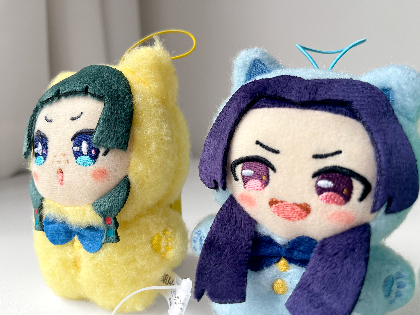 Mao Mao & Jinshi Gatitos Peluche Llavero (Pareja) 🐱 Diarios de la Boticaria