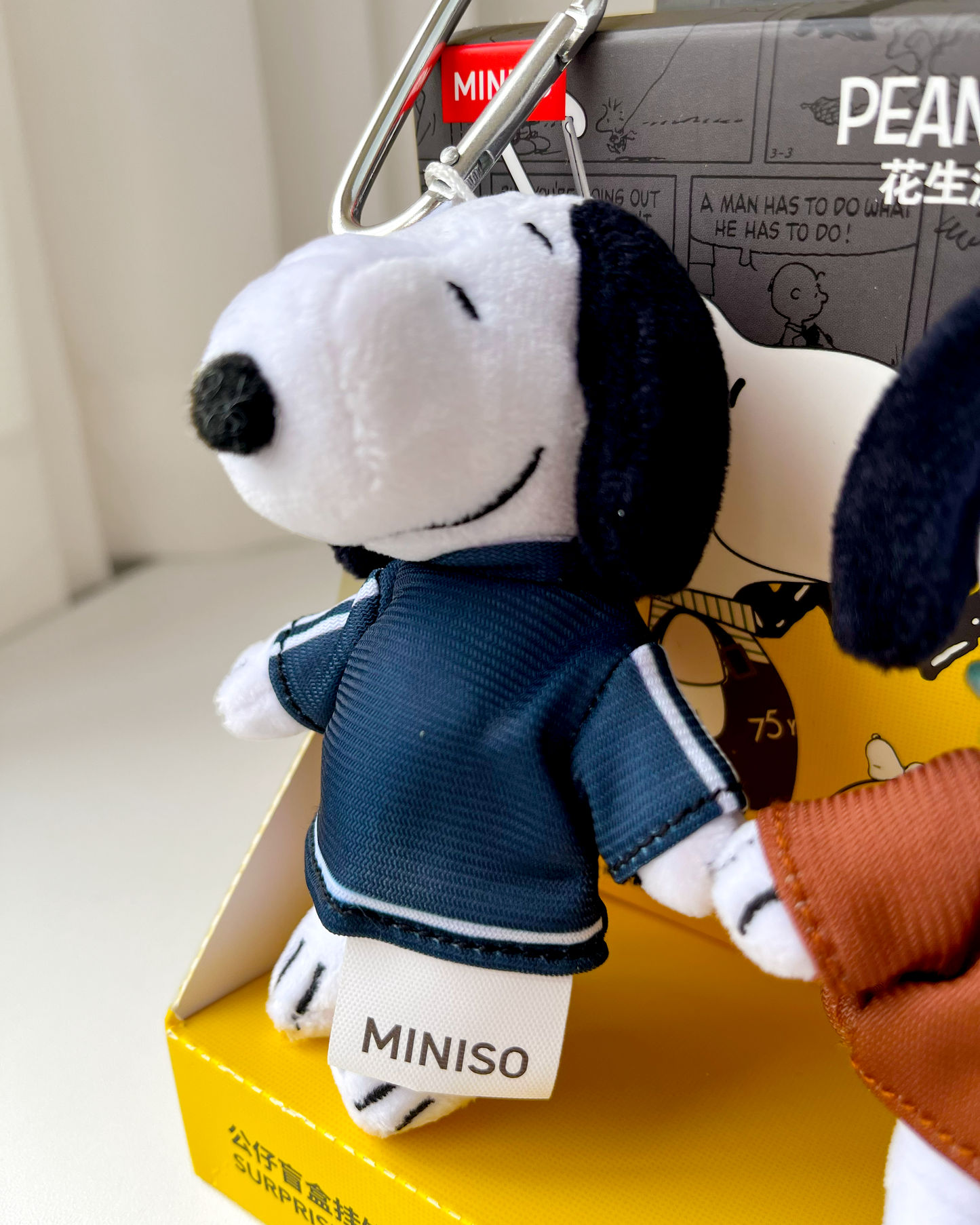 .★NEW★. Snoopy Peluche Llavero 75th Anniversary 🐾 © Peanuts